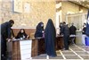 خدمات شبانه روزی پرسنل بانک ملی ایران به زائران در روز اربعین