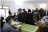 خدمات شبانه روزی پرسنل بانک ملی ایران به زائران در روز اربعین