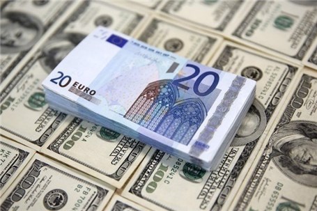 دلار افزایشی و یورو کاهشی شد